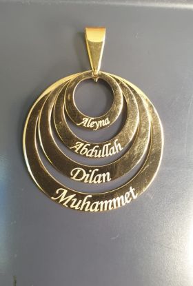 4 Halkali Kolye