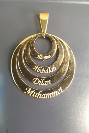 4 Halkali Kolye